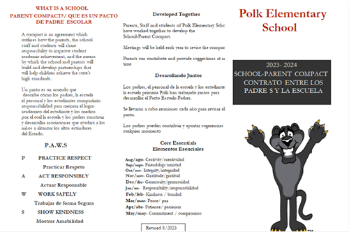 2023-2024 School-Parent Compact 